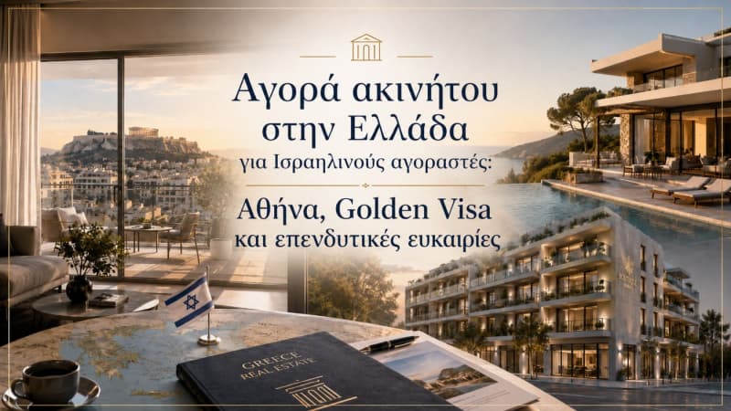 Αγορά Ακινήτου στην Ελλάδα για Ισραηλινούς Αγοραστές: Αθήνα & Golden Visa